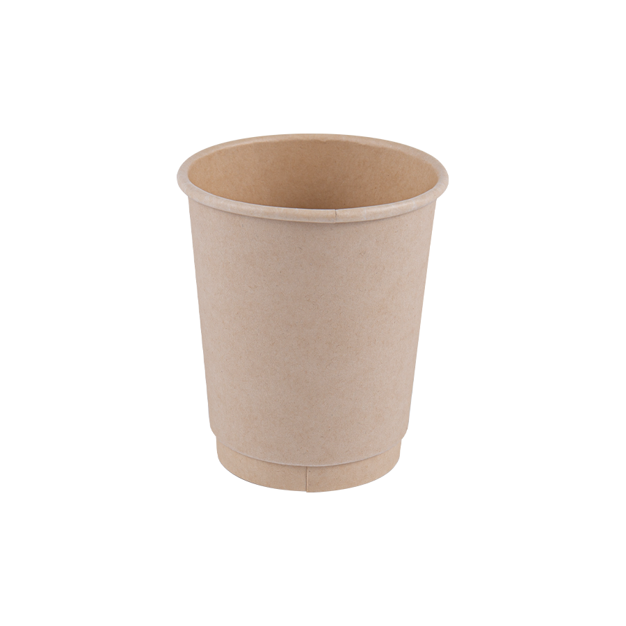 Gobelet en papier en fibre de pulpe de bambou de 12 oz (420 ml) avec revêtement PLA