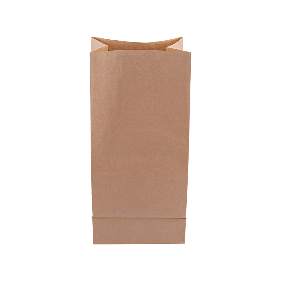 Sacs en papier kraft à fond carré de qualité alimentaire de taille personnalisable